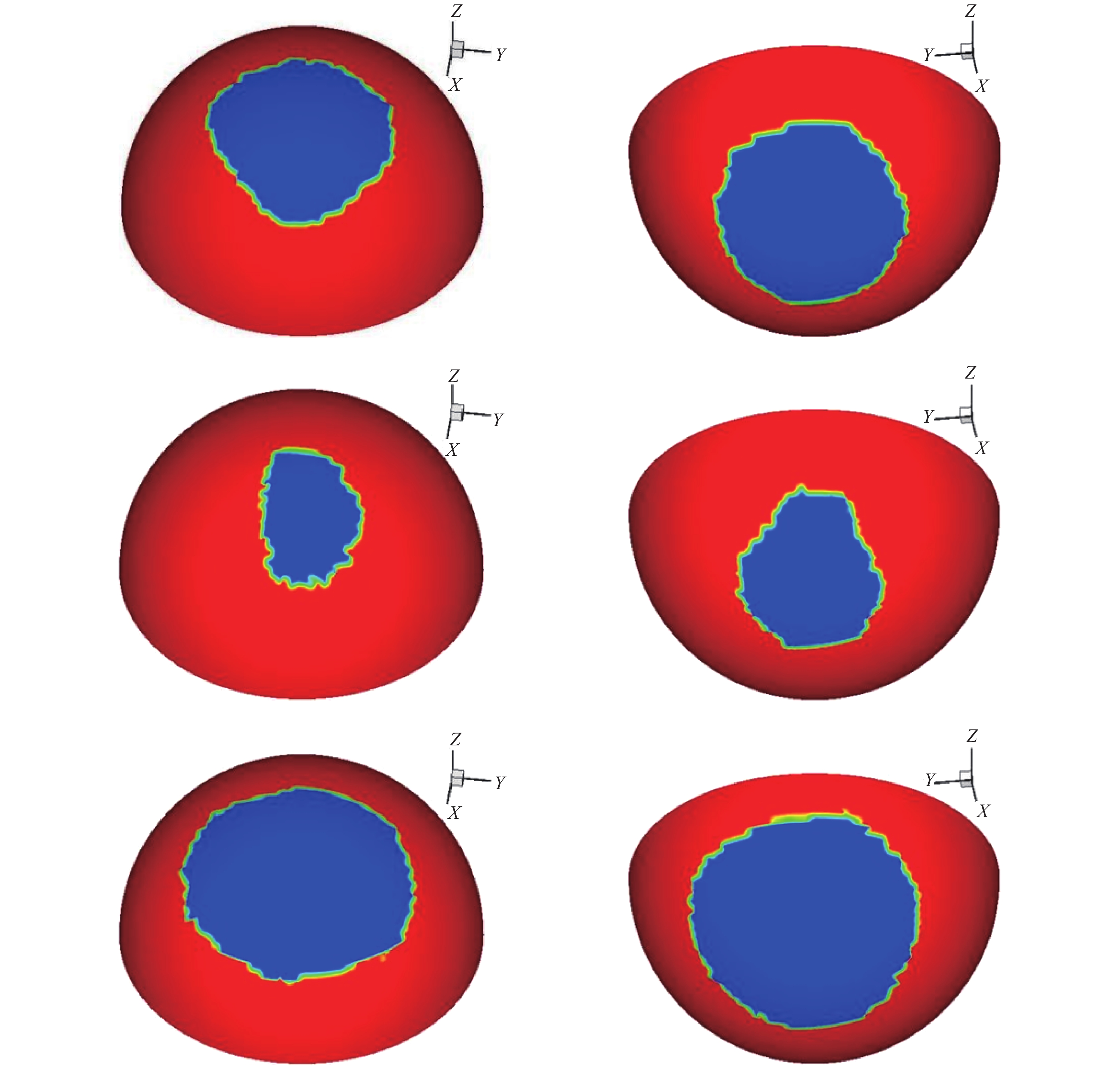 Magnetosphere response to the IMF turning from north to south